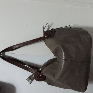 HOBO International Greenish Brown Slouch Shoulderbag